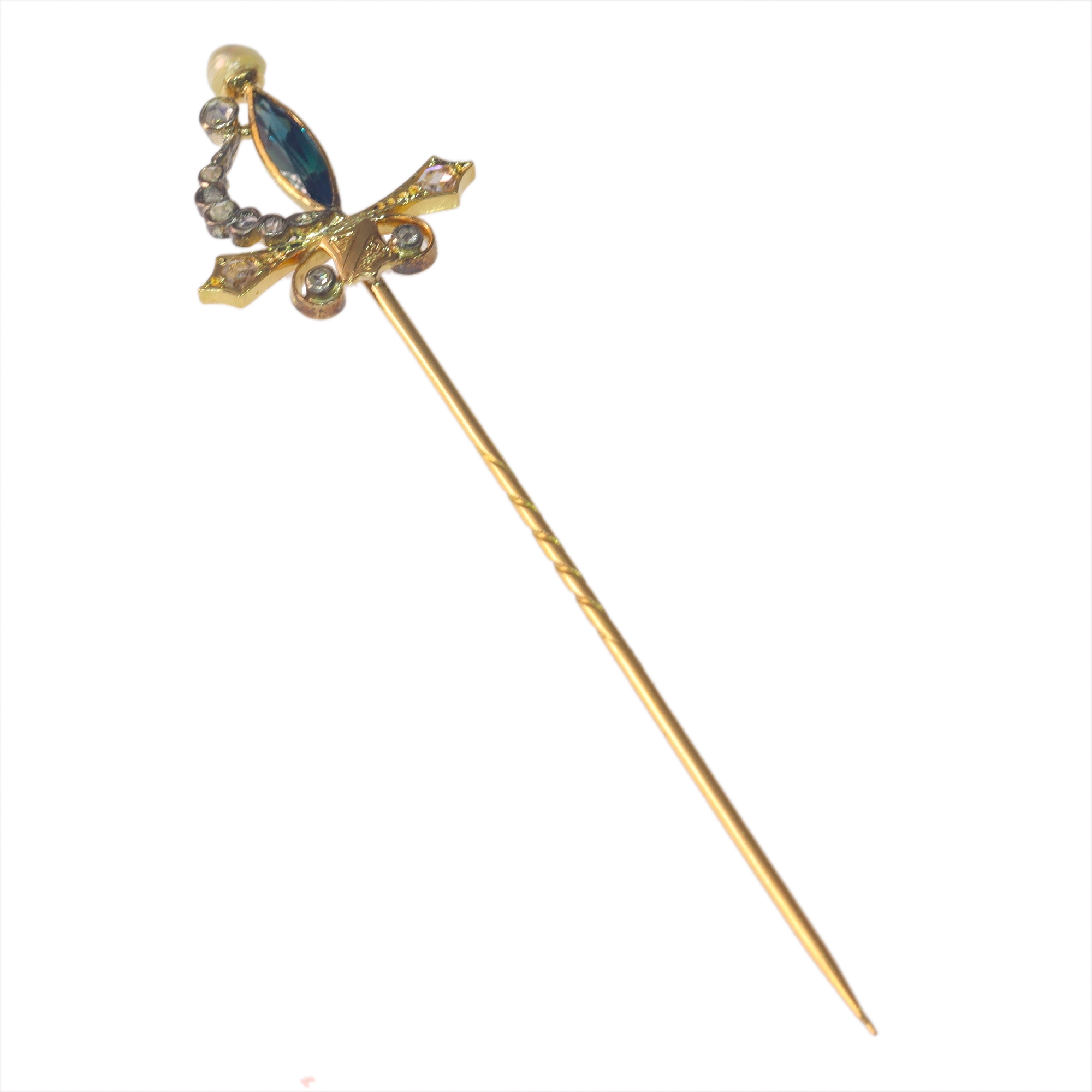 Vintage antique sword tie pin or scarf pin